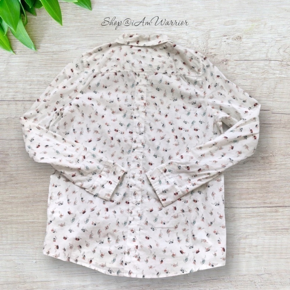 C.Wonder Nautical Flag Print Button Down Shirt *S… - image 6